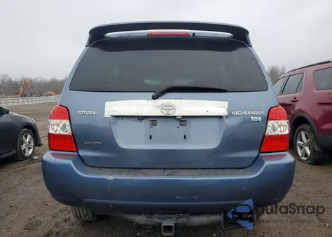 2006 Toyota Highlander Hybrid Limited z USA, uszkodzony, nr VIN JTEEW21A760019706